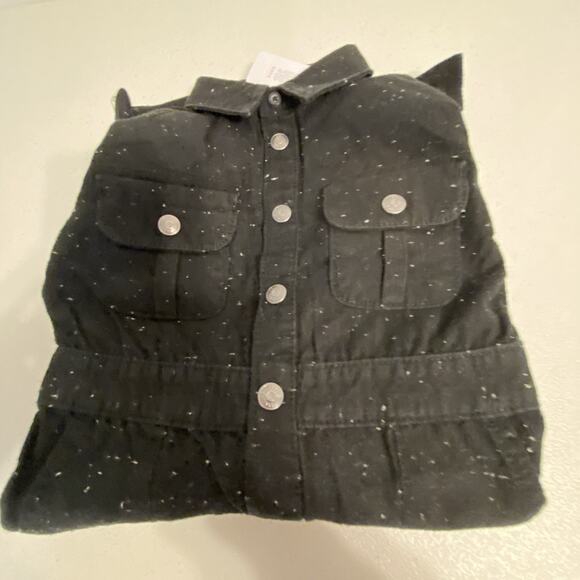 Gymboree Toddler Boys Black & White Spotted Cotton Jumpsuit Sz 18-24 Months New - Picture 7 of 9